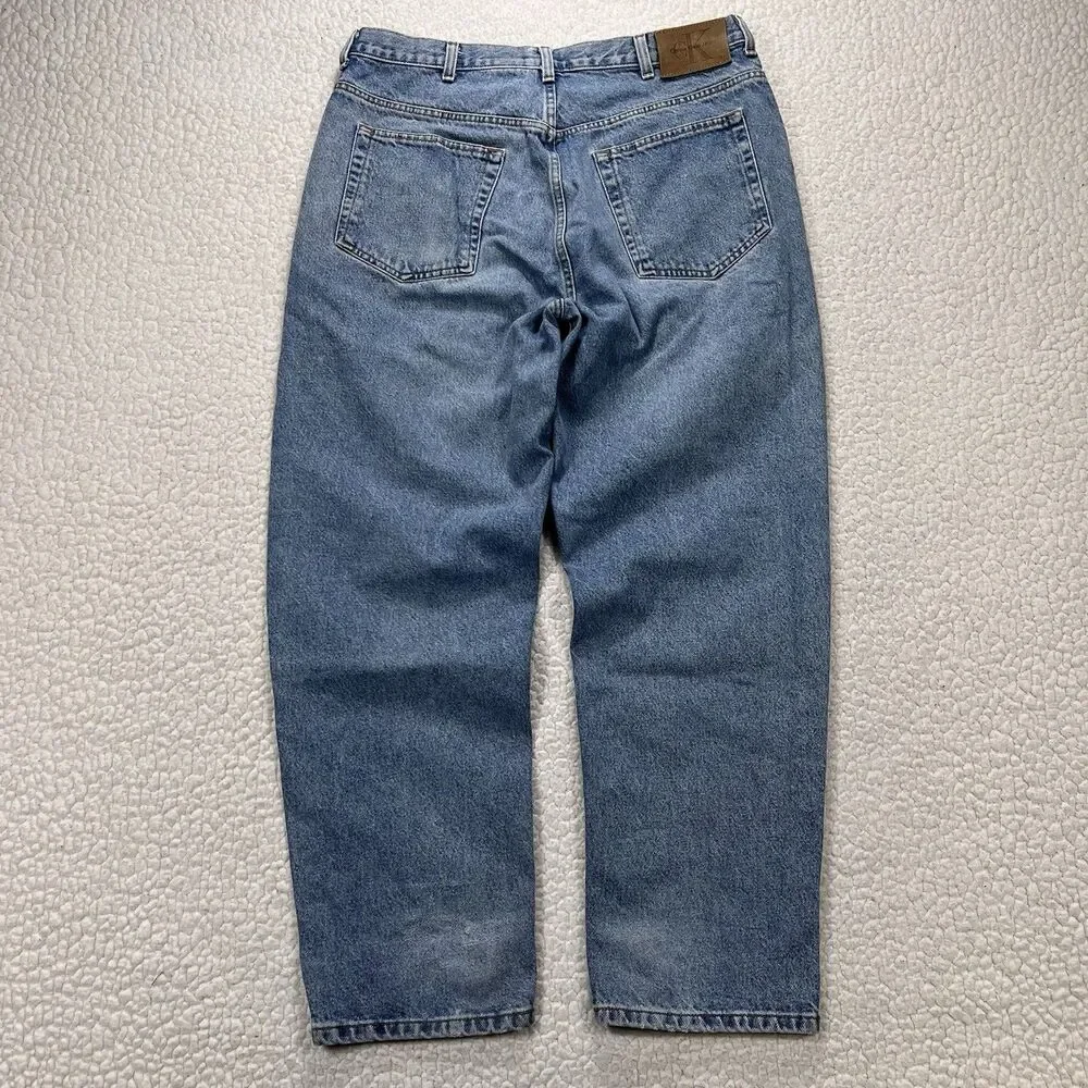 Calvin Klein Jeans Easy Fit Men's 36x30 (Actual‎ 34x29) Y2K Streetwear Grunge